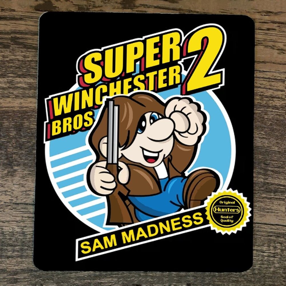 Mouse‎ Pad Super Winchester Bros 2 Sam Madness Mario